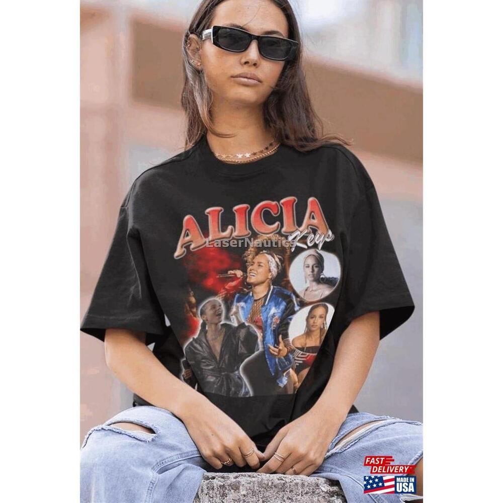 Custommade Alicia Keys Notes Gel Tshirt Unisex